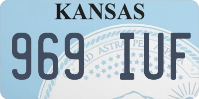 KS license plate 969IUF