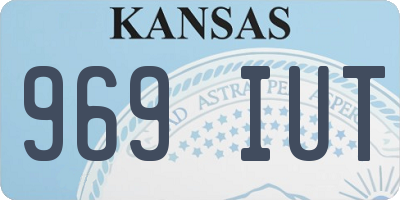 KS license plate 969IUT