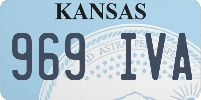 KS license plate 969IVA