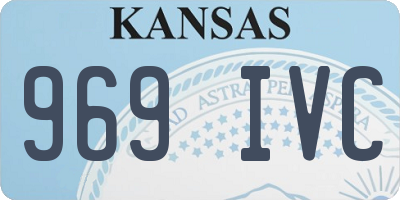 KS license plate 969IVC