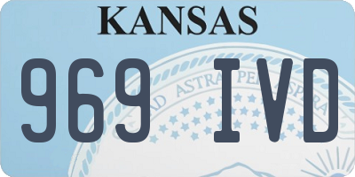 KS license plate 969IVD