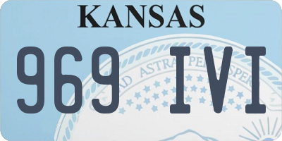 KS license plate 969IVI