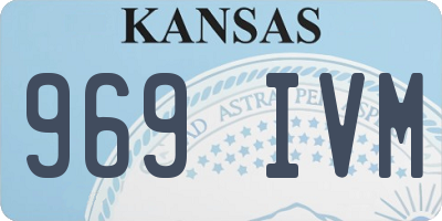 KS license plate 969IVM