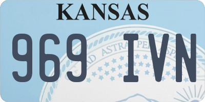KS license plate 969IVN