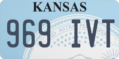 KS license plate 969IVT