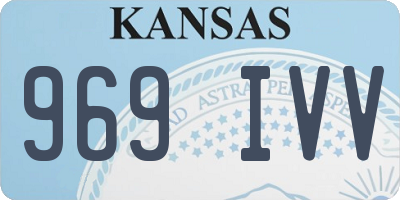 KS license plate 969IVV