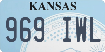 KS license plate 969IWL