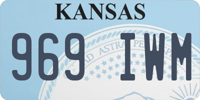 KS license plate 969IWM