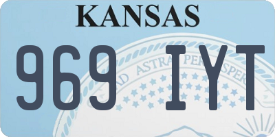 KS license plate 969IYT