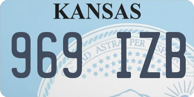 KS license plate 969IZB