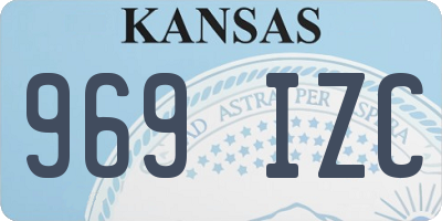 KS license plate 969IZC