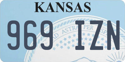 KS license plate 969IZN