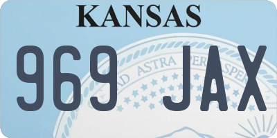 KS license plate 969JAX