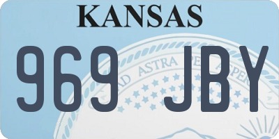KS license plate 969JBY