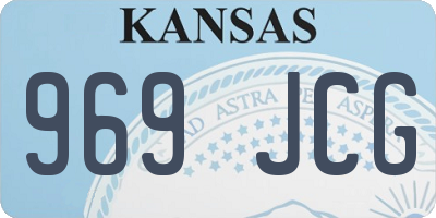 KS license plate 969JCG