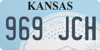 KS license plate 969JCH