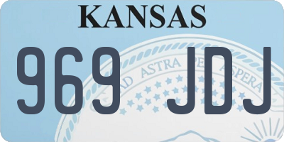 KS license plate 969JDJ