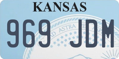 KS license plate 969JDM