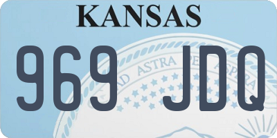 KS license plate 969JDQ