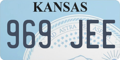 KS license plate 969JEE