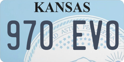 KS license plate 970EVO