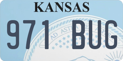 KS license plate 971BUG