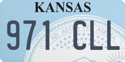 KS license plate 971CLL