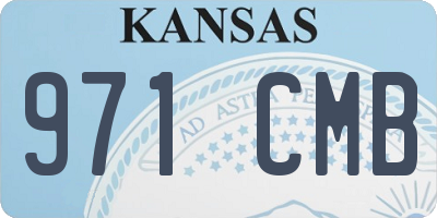 KS license plate 971CMB