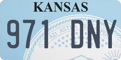 KS license plate 971DNY