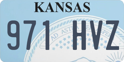 KS license plate 971HVZ