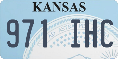 KS license plate 971IHC