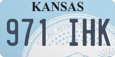 KS license plate 971IHK