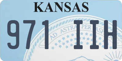 KS license plate 971IIH