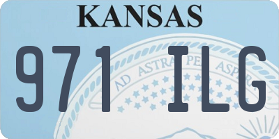 KS license plate 971ILG