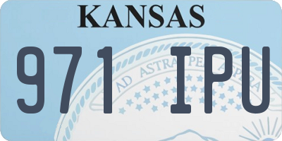 KS license plate 971IPU