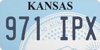 KS license plate 971IPX