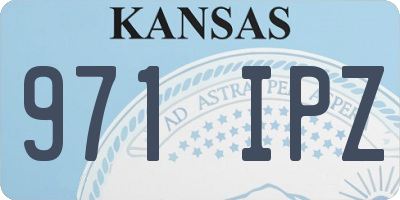 KS license plate 971IPZ