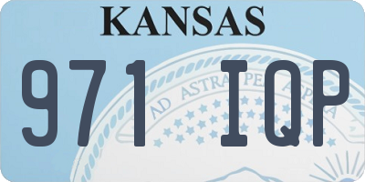 KS license plate 971IQP