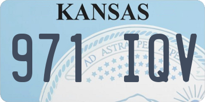 KS license plate 971IQV