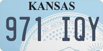 KS license plate 971IQY