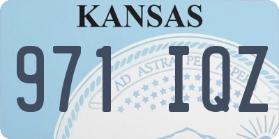 KS license plate 971IQZ