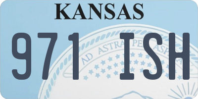 KS license plate 971ISH