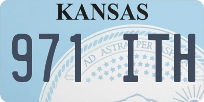 KS license plate 971ITH