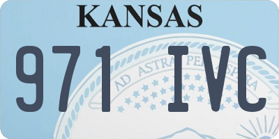 KS license plate 971IVC