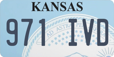 KS license plate 971IVD