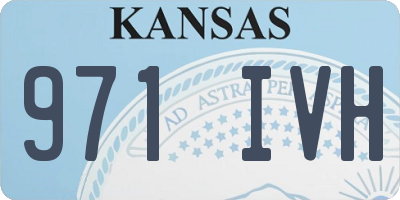KS license plate 971IVH