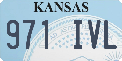 KS license plate 971IVL