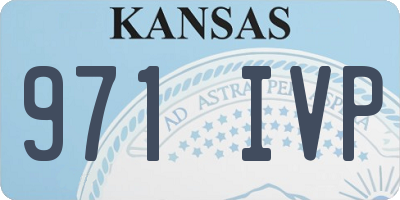 KS license plate 971IVP
