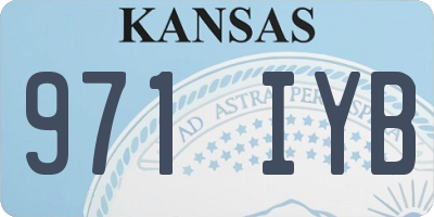 KS license plate 971IYB