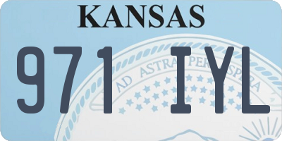 KS license plate 971IYL